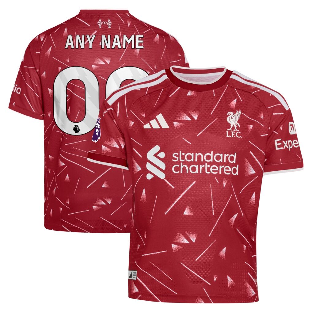 Liverpool adidas Youth 2026/27 Home On-Field Authentic Custom Jersey