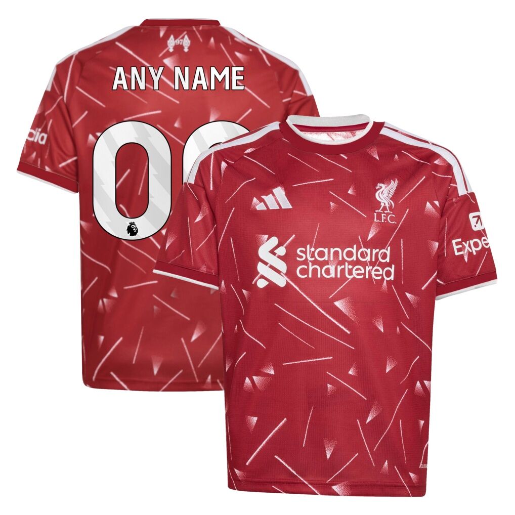 Liverpool adidas Youth 2026/27 Home Replica Custom Jersey