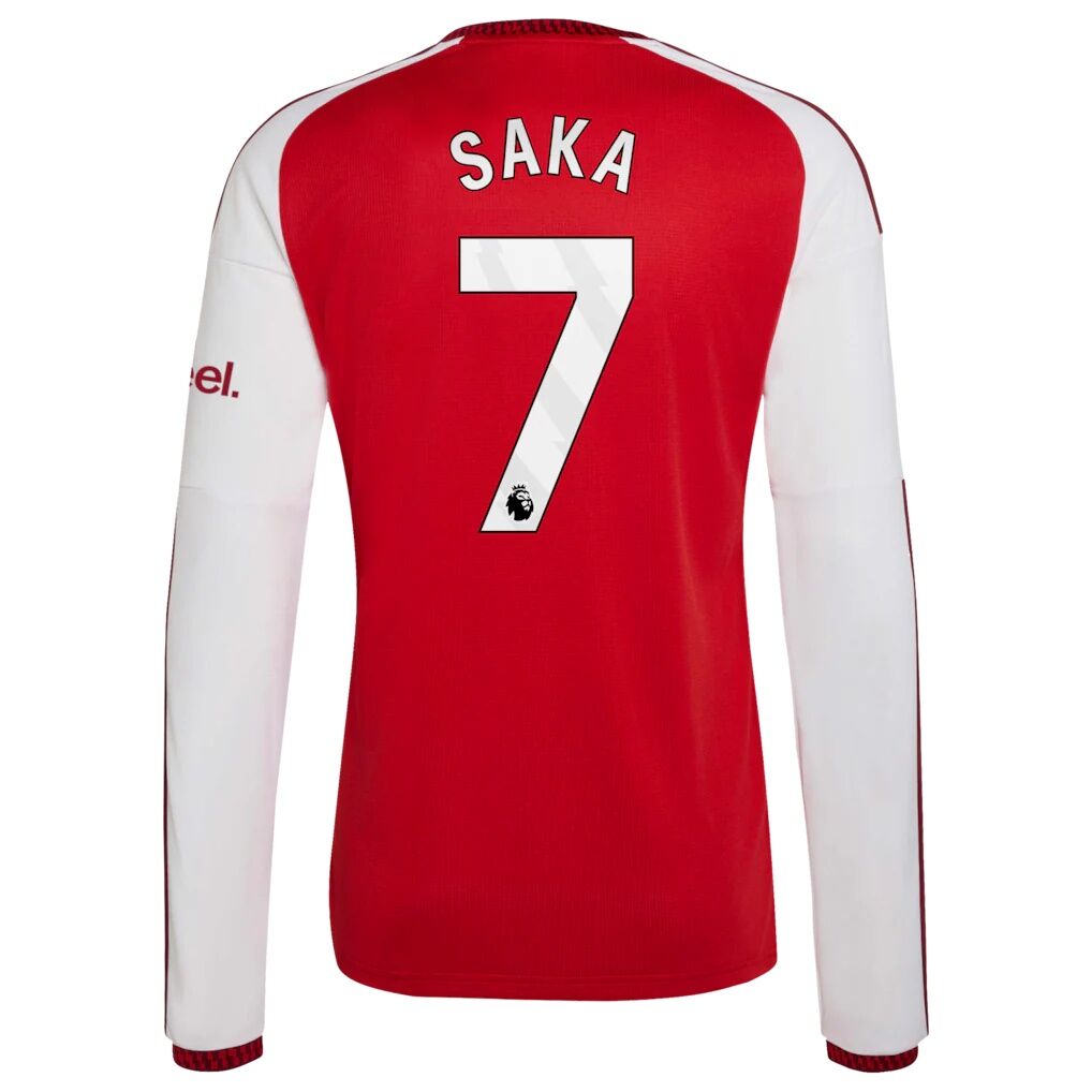 Bukayo Saka Arsenal adidas 2026/27 Home Replica Long Sleeve Jersey