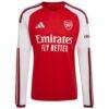 Bukayo Saka Arsenal adidas 2026/27 Home Replica Long Sleeve Jersey - Red - Side View