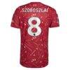 Dominik Szoboszlai Liverpool adidas 2026/27 Home On-Field Authentic Jersey - Red - Detail View
