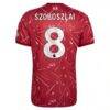 Dominik Szoboszlai Liverpool adidas 2026/27 Home Replica Jersey - Red - Detail View
