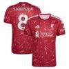 Dominik Szoboszlai Liverpool adidas 2026/27 Home Replica Jersey - Red - Front View