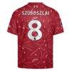 Dominik Szoboszlai Liverpool adidas Youth 2026/27 Home On-Field Authentic Jersey - Red - Detail View
