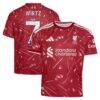 Florian Wirtz Liverpool adidas Youth 2026/27 Home On-Field Authentic Jersey - Red - Front View