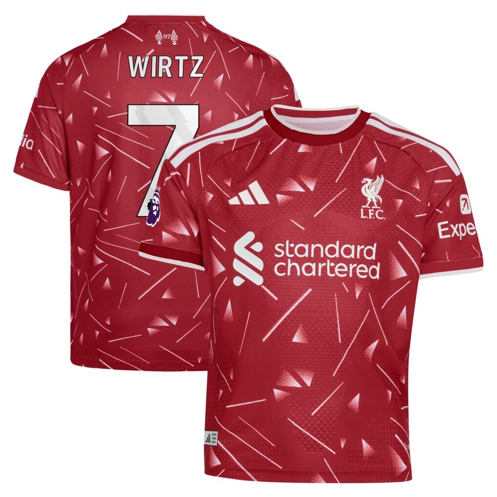 Florian Wirtz Liverpool adidas Youth 2026/27 Home On-Field Authentic Jersey