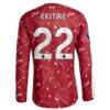 Hugo Ekitike Liverpool adidas 2026/27 Home On-Field Authentic Long Sleeve Jersey - Red - Detail View