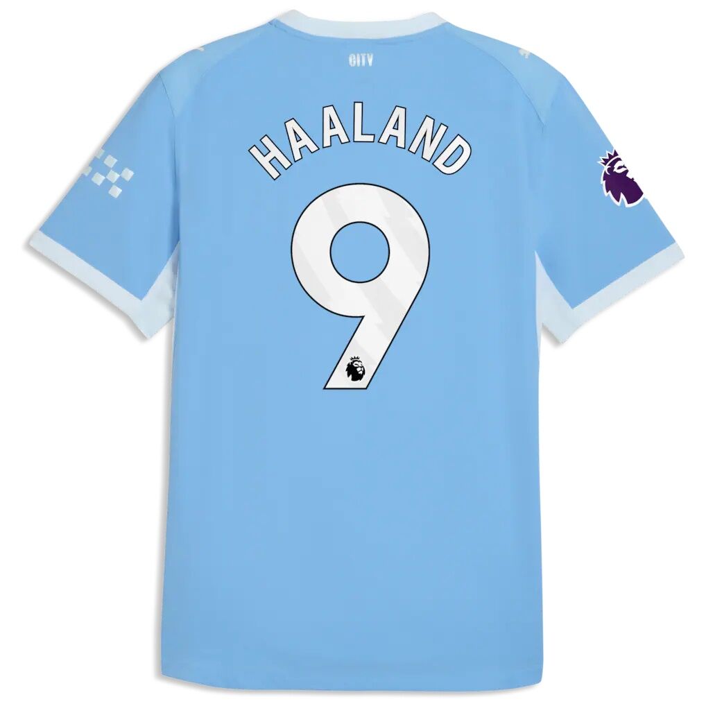 Erling Haaland Manchester City Puma 2026/27 Home On-Field Authentic Jersey - Light Blue