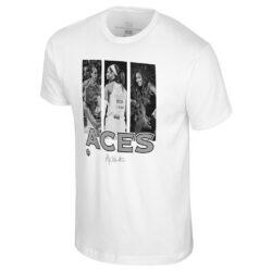 A'ja Wilson Las Vegas Aces Stadium Essentials Unisex Team Player Hustle T-Shirt - White - Front View
