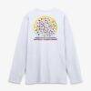 2026 NCAA Softball Women's College World Series First Base Finesse Long Sleeve T-Shirt - White - Detail View