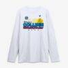 2026 NCAA Softball Women's College World Series First Base Finesse Long Sleeve T-Shirt - White - Side View