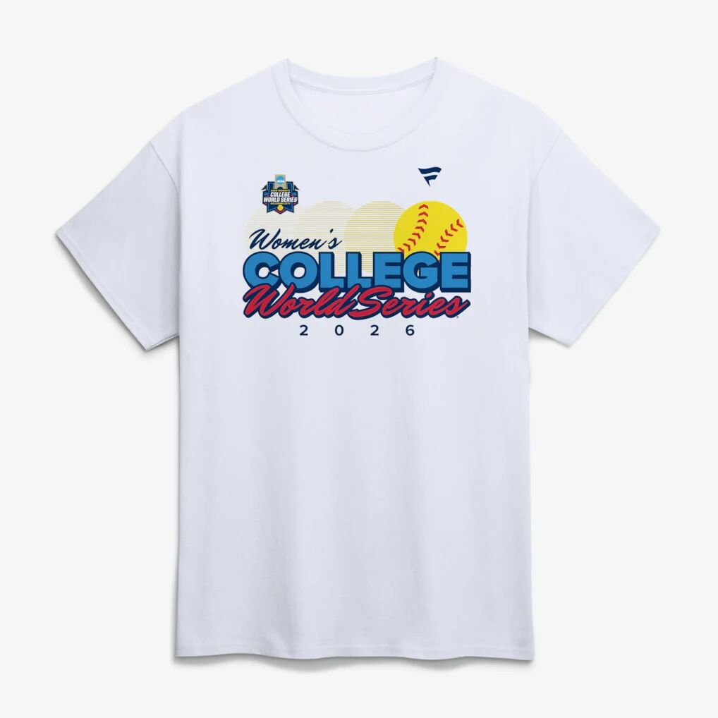 2026 NCAA Softball Women's College World Series First Base Finesse T-Shirt