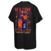 New York Knicks Mitchell & Ness Youth Arcade T-Shirt - Black - Detail View