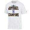Northwestern Wildcats Champion Unisex 2026 NCAA Women's Lacrosse National Champions Locker Room T-Shirt - White - Side View