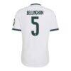 Jude Bellingham Real Madrid adidas 2026/27 Home On-Field Authentic Jersey - White - Detail View