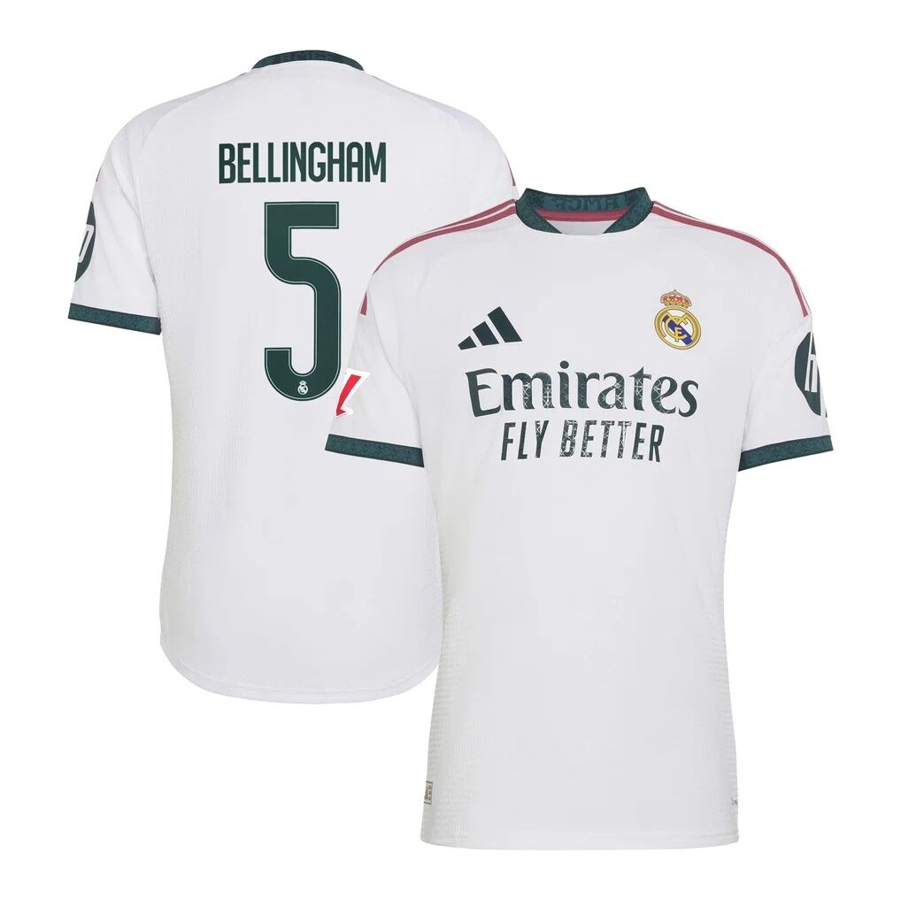 Jude Bellingham Real Madrid adidas 2026/27 Home On-Field Authentic Jersey