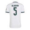 Jude Bellingham Real Madrid adidas 2026/27 Home Replica Jersey - White - Detail View