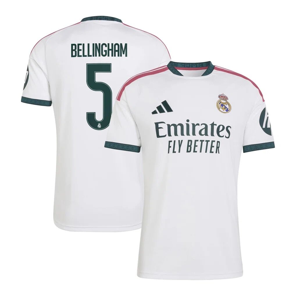 Jude Bellingham Real Madrid adidas 2026/27 Home Replica Jersey