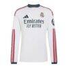 Jude Bellingham Real Madrid adidas 2026/27 Home Replica Long Sleeve Jersey - White - Side View