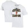 Princeton Tigers Champion Unisex 2026 NCAA Men's Lacrosse National Champions Locker Room T-Shirt - White - Front View