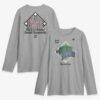 2026 NCAA Baseball College World Series Cleat Grip Long Sleeve T-Shirt - Gray - Front View