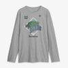 2026 NCAA Baseball College World Series Cleat Grip Long Sleeve T-Shirt - Gray - Side View