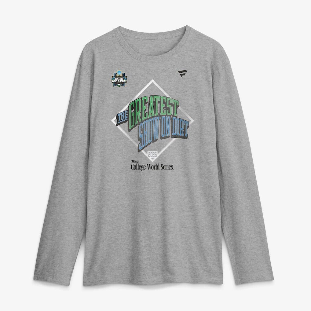 2026 NCAA Baseball College World Series Cleat Grip Long Sleeve T-Shirt