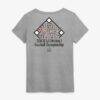 Women's 2026 NCAA Baseball College World Series Cleat Grip V-Neck T-Shirt - Gray - Detail View