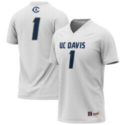 UC Davis Aggies GameDay Greats Youth Lightweight Collegiate Men's Lacrosse Fashion Jersey - White - Front View