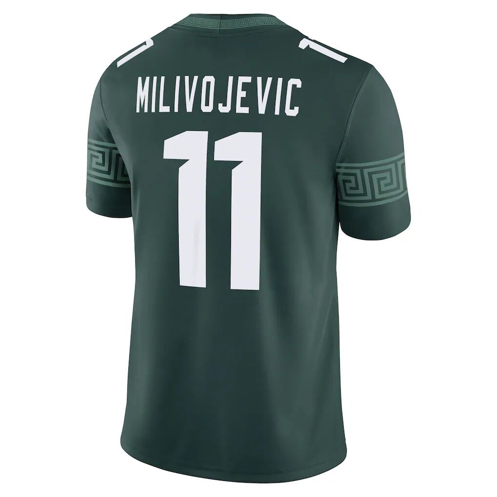 Alessio Milivojevic Michigan State Spartans Nike Game Football Jersey