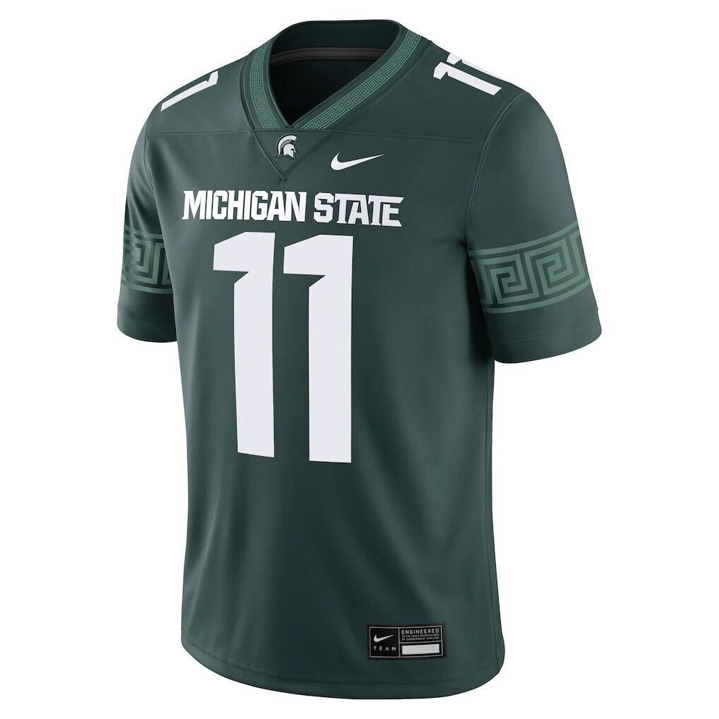 Alessio Milivojevic Michigan State Spartans Nike Game Football Jersey
