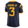 Michael Hawkins Jr. West Virginia Mountaineers Nike Game Football Jersey - Navy - Detail View