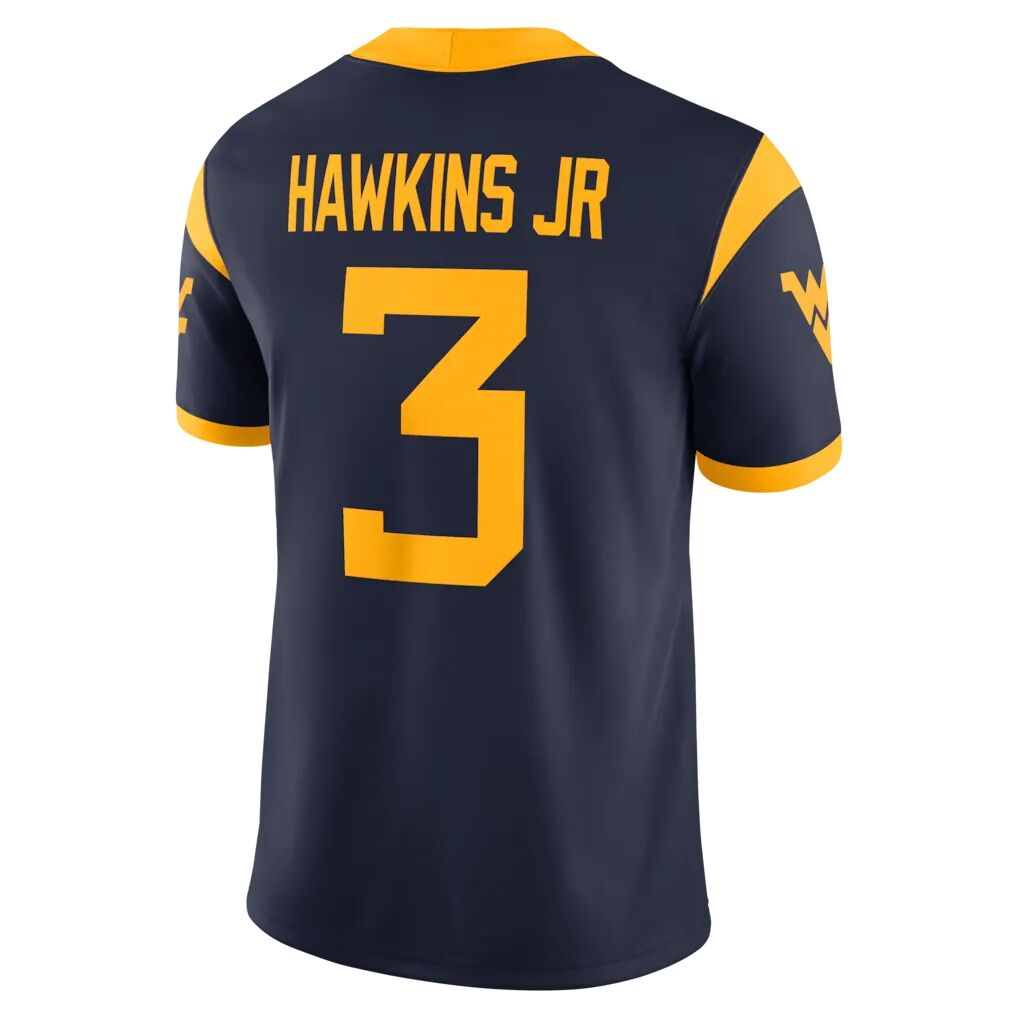 Michael Hawkins Jr. West Virginia Mountaineers Nike Game Football Jersey