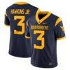 Michael Hawkins Jr. West Virginia Mountaineers Nike Game Football Jersey - Navy - Front View
