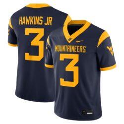 Michael Hawkins Jr. West Virginia Mountaineers Nike Game Football Jersey - Navy - Front View