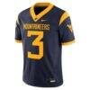 Michael Hawkins Jr. West Virginia Mountaineers Nike Game Football Jersey - Navy - Side View