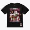 Chipper Jones Atlanta Braves Mitchell & Ness Cooperstown Collection Big & Tall Legendary Collage Player Graphic T-Shirt - Black - Front View