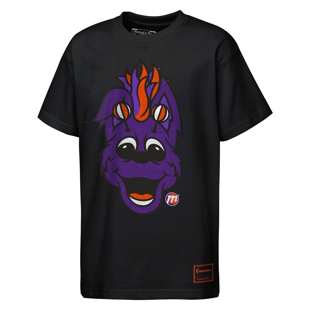 Phoenix Mercury Mitchell & Ness Youth Mascot Big Face Heavyweight T-Shirt