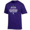 Northwestern Wildcats Champion Unisex 2026 NCAA Women's Lacrosse National Champions T-Shirt - Purple - Side View