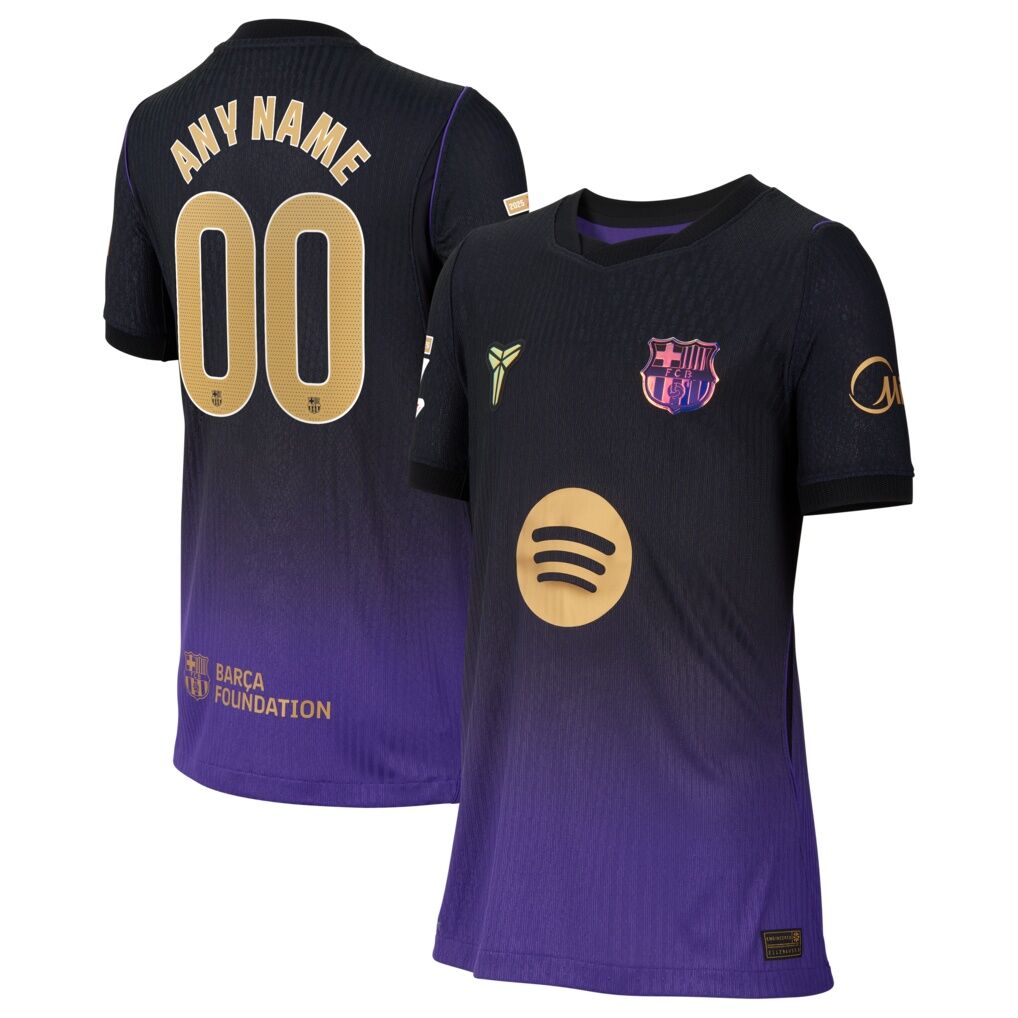 Barcelona Nike Youth 2026/27 Away Match Authentic Custom Jersey