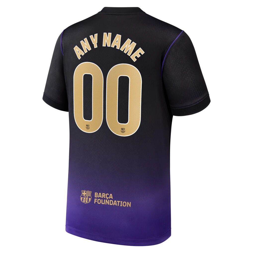 Barcelona Nike Youth 2026/27 Away Stadium Replica Custom Jersey