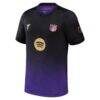 Barcelona Nike Youth 2026/27 Away Stadium Replica Custom Jersey - Purple - Side View