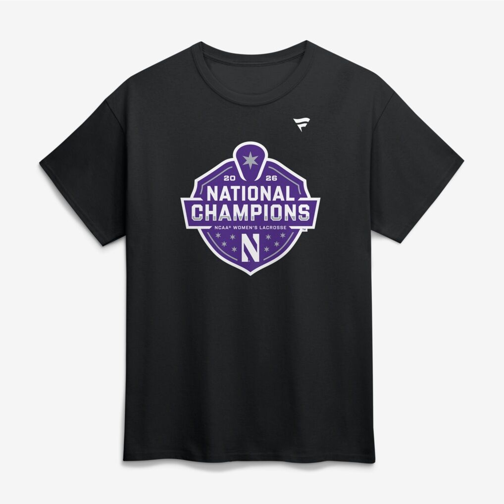 Northwestern Wildcats 2026 NCAA Women's Lacrosse National Champions T-Shirt