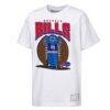 Buffalo Bills Mitchell & Ness Youth Mascot Mania T-Shirt - White - Front View
