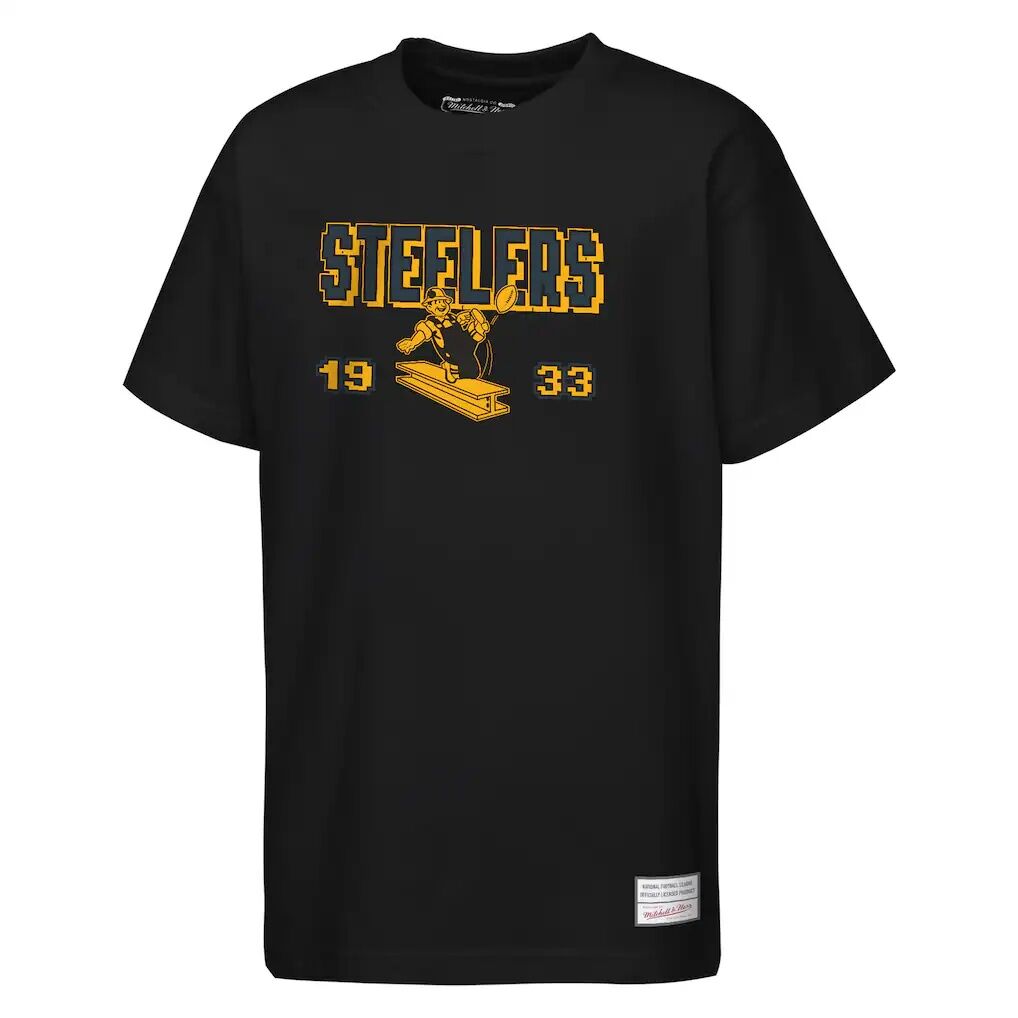 Pittsburgh Steelers Mitchell & Ness Youth Retro Arcade T-Shirt