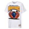 Golden State Warriors Mitchell & Ness Youth Mascot Mania T-Shirt - White - Front View
