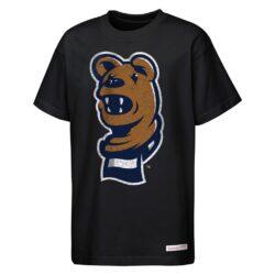 Penn State Nittany Lions Mitchell & Ness Youth Big Face Mascot T-Shirt - Black - Front View