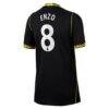 Enzo Fernández Chelsea Nike Youth 2026/27 Away Stadium Replica Jersey - Black - Detail View