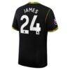 Reece James Chelsea Nike 2026/27 Away Match Authentic Jersey - Black - Detail View
