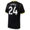Reece James Chelsea Nike 2026/27 Away Stadium Replica Jersey - Black - Detail View